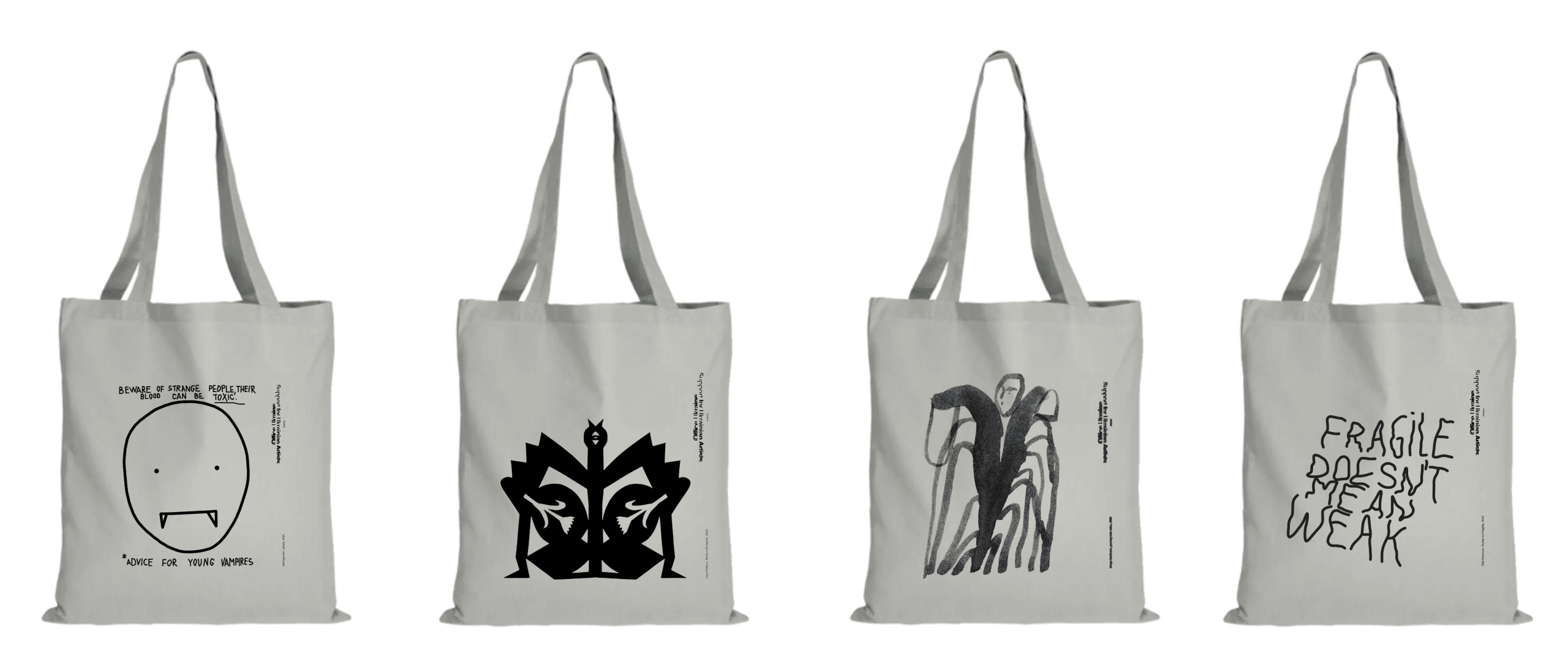 Tote Bag Edition 2025 — all four bags